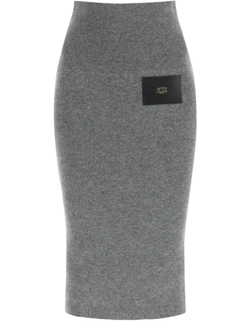 N.21 Wool Pencil Skirt