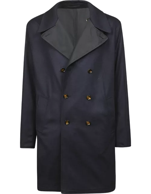 Eddy Monetti Double-Face Double-Breasted Coat