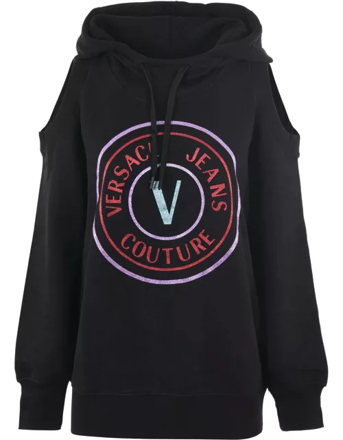 Versace Jeans Couture Maxi Cotton Sweatshirt