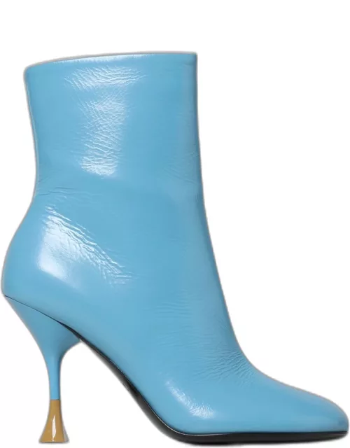 Heeled Booties 3JUIN Woman color Turquoise