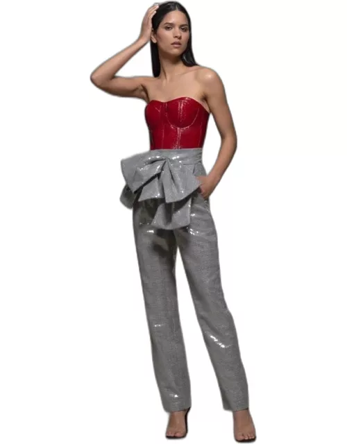 Isabel Sanchis Bossico Strapless Bodice and Pant