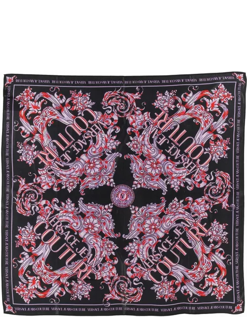 Versace Jeans Couture Baroque Print Scarf