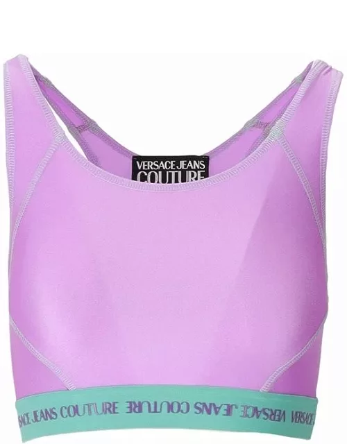 Versace Jeans Couture Shiny Lilac Top