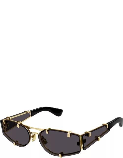 Bottega Veneta Eyewear Bv1206s-001 - grip Black Sunglasse