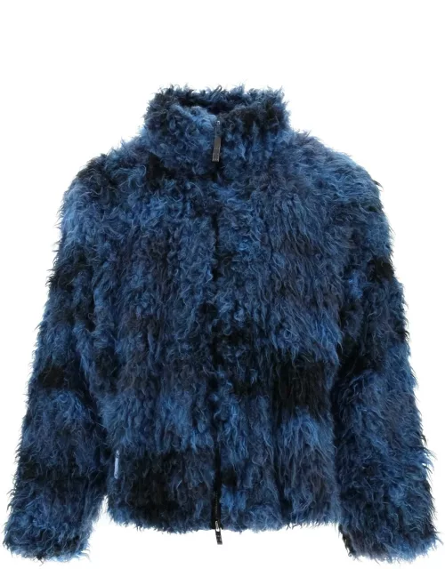 McQ Alexander McQueen biosis Faux Fur Jacket