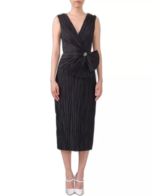 Jason Wu Collection Pleated V-Neck Cocktail Dres