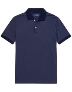 Dias Piqué Polo Shirt Navy-Blue