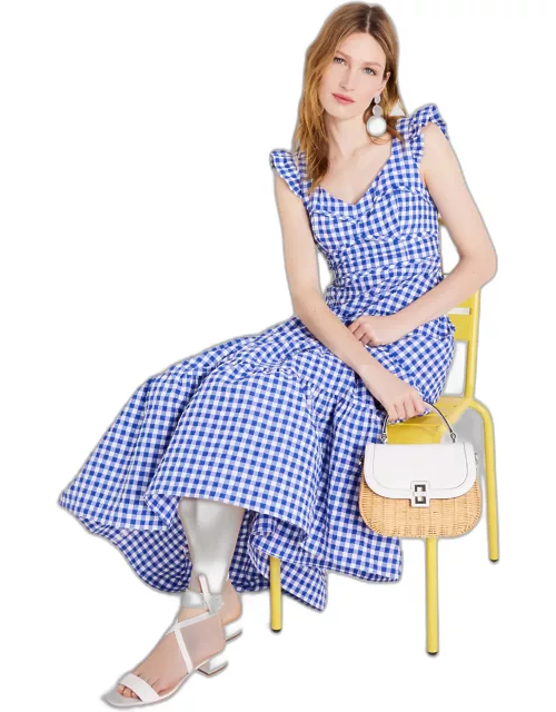 Gingham Tiered Dres