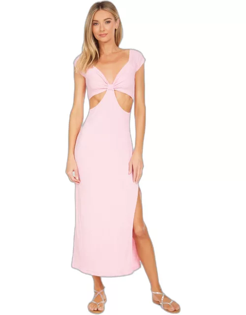 Colvin Dress w/ Side Slit - Cherry Blossom