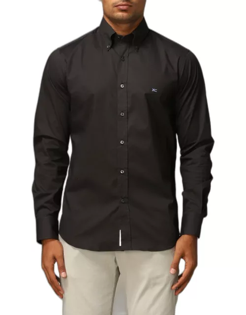 XC poplin shirt with Italian collar