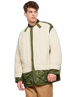 Junya Watanabe WOOL QUILTED INSERTS JACKET