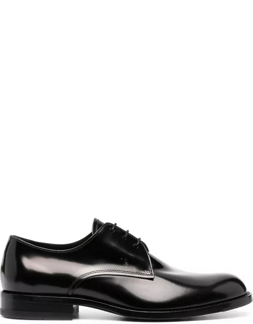 Tod's polished leather derby shoe