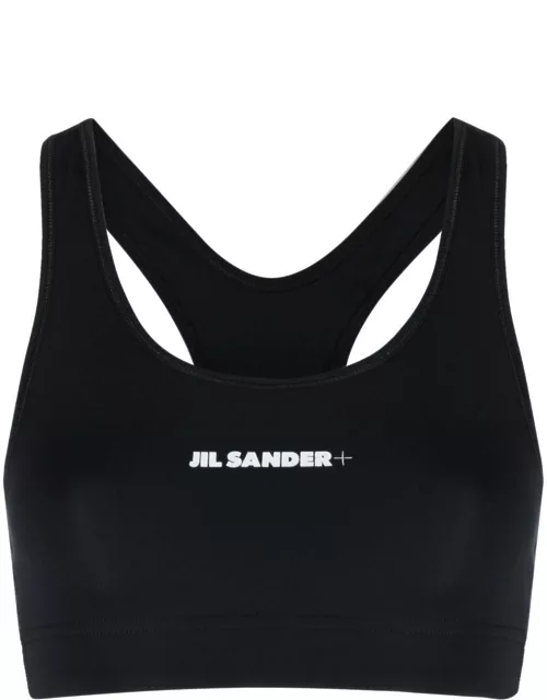Jil Sander logo-print sports bra