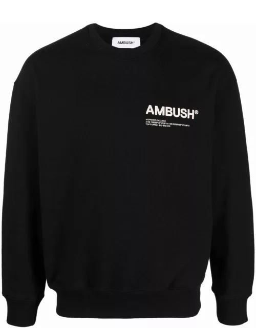 AMBUSH WOMEN Logo-print Workshop sweatshirt Black