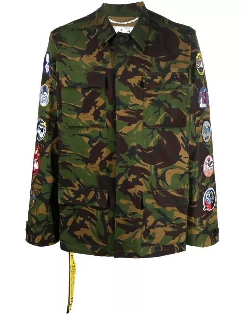 Off-White camouflage field jacket