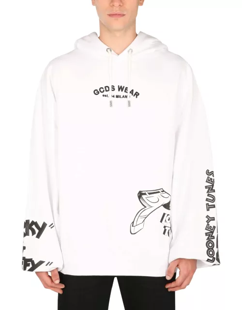 gcds sweatshirt with looney tunes print