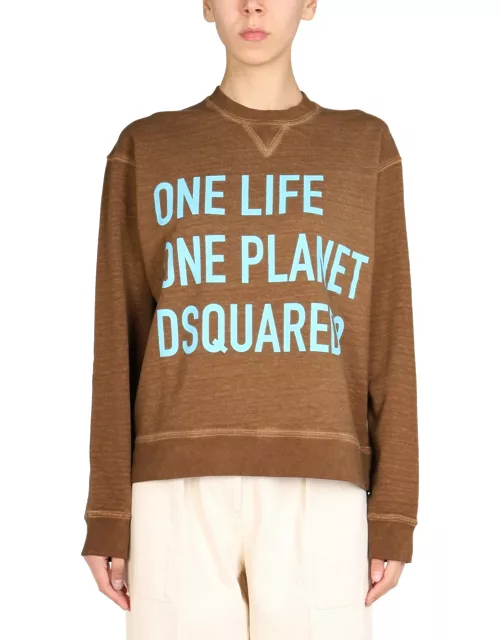 dsquared one life" sweatshirt