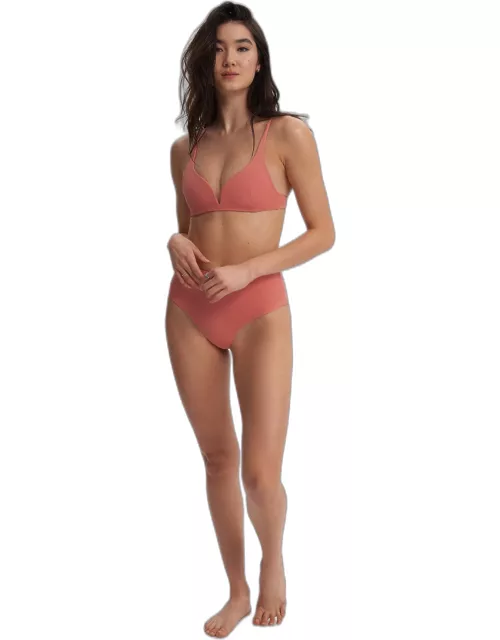 Hazel Women&#39;s Seamless Bikini Top Swimsuit