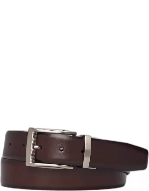 JoS. A. Bank Men's Reversible Leather Belt, Brown