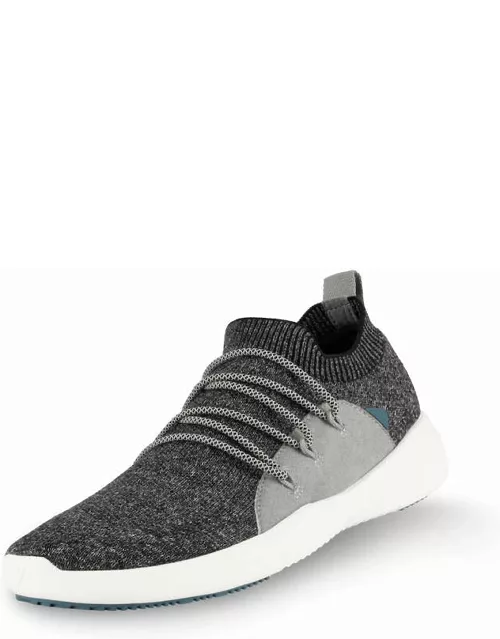Vessi Waterproof - Knit Sneaker Shoes - Charcoal Grey - Men's Cityscape Classic - Charcoal Grey