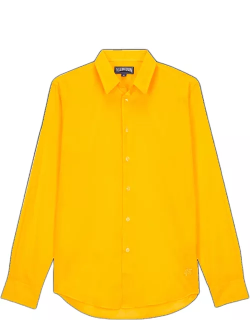 Unisex Cotton Voile Light Shirt Solid - Shirt - Caracal - Yellow