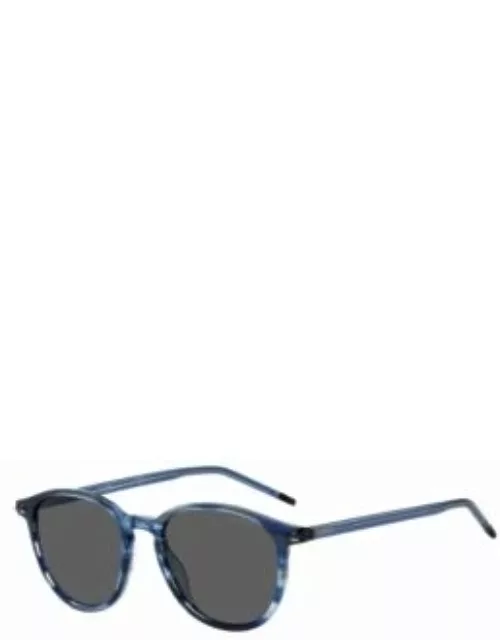 Blue-Havana sunglasses in full acetate Men's Eyewear