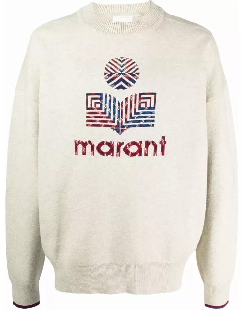 MARANT intarsia-knit logo jumper