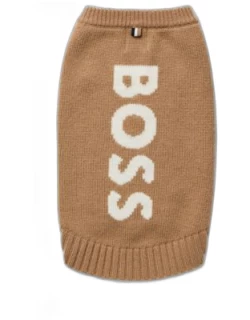 Dog sweater in wool and cashmere- Beige unisex Accessorie