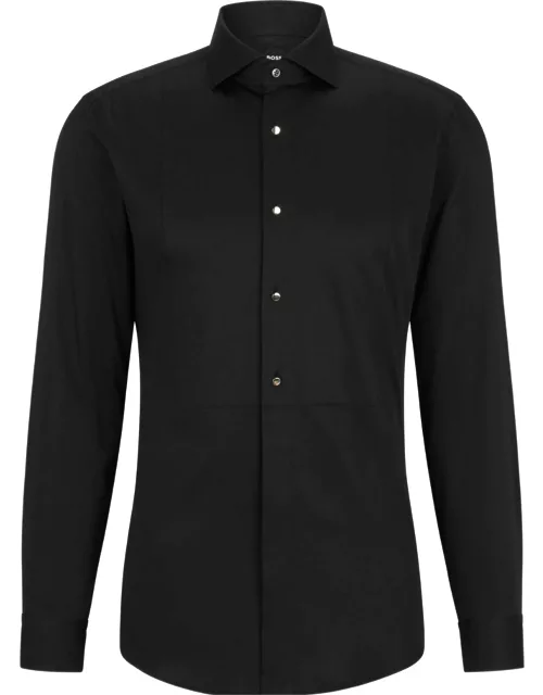 BOSS Slim-fit Dress Shirt Black