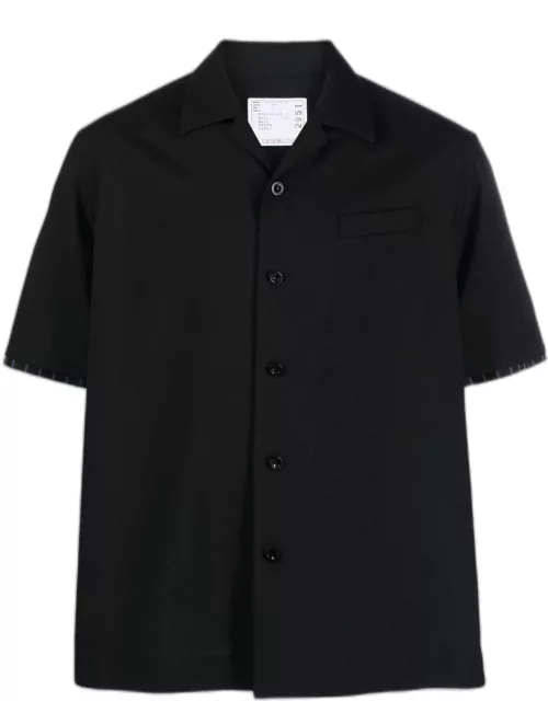 sacai short-sleeve Suiting shirt
