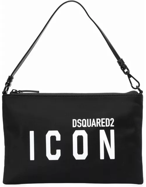 DSQUARED2 WOMEN Icon Logo Print Bag