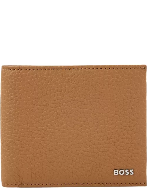 BOSS Italian-leather Wallet Medium Beige