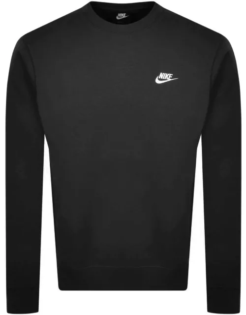 Nike Crew Neck Club Sweatshirt Black