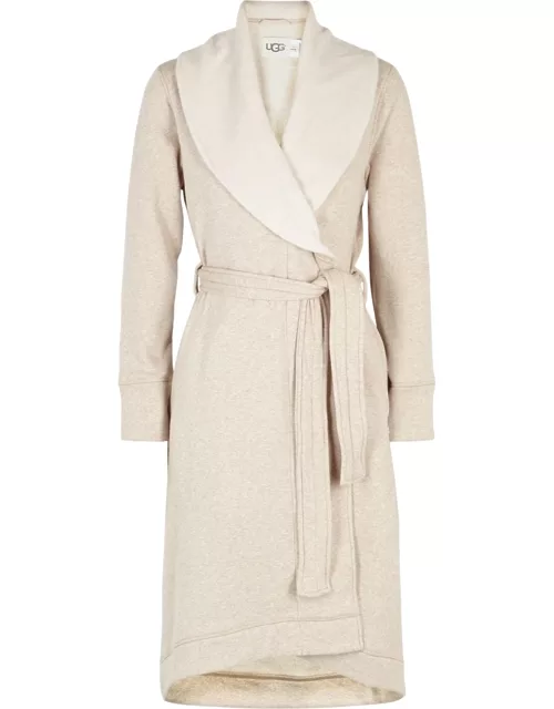 Ugg Duffield II Fleece-lined Cotton Jersey Robe - Beige
