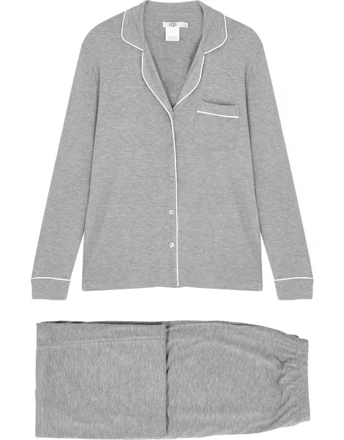 Ugg Lenon II Stretch-jersey Pyjama Set - Grey