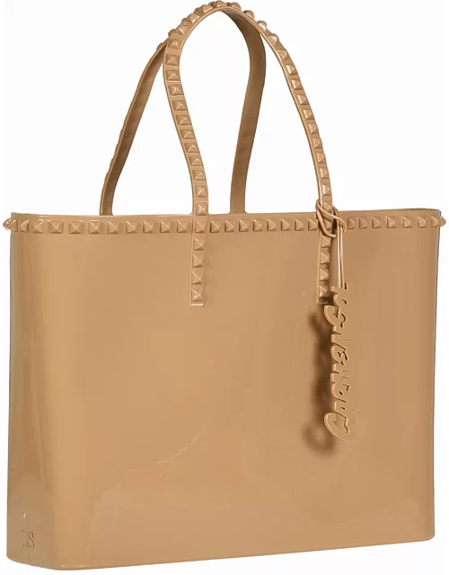 Angelica Large Tote - Nude