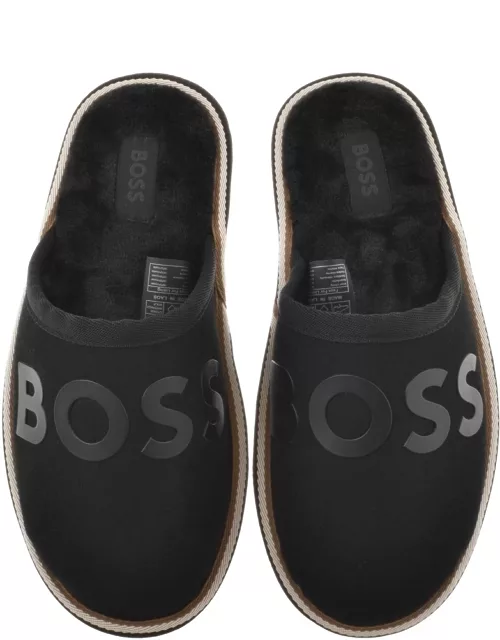 BOSS Home Slippers Black