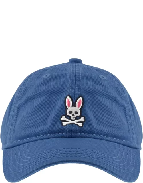 Psycho Bunny Sunleached Baseball Cap Blue