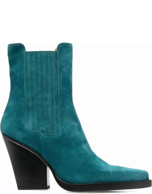 Teal Blue Dallas ankle boot
