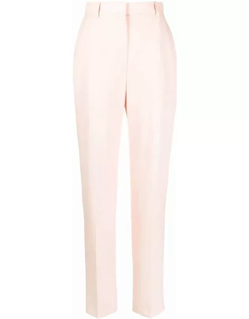 Pink high waist tailored trouser