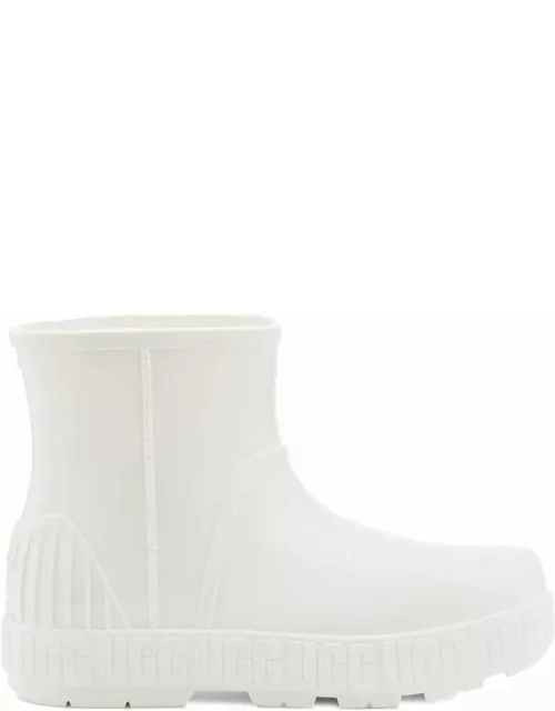 Drizlita white rubber ankle boot