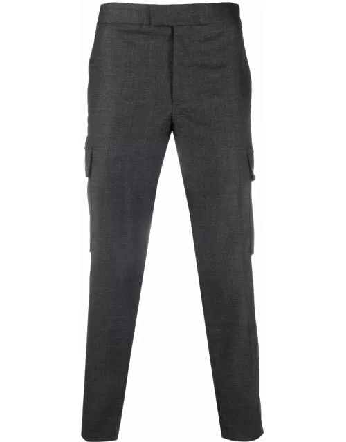 Grey cargo style tailored pant