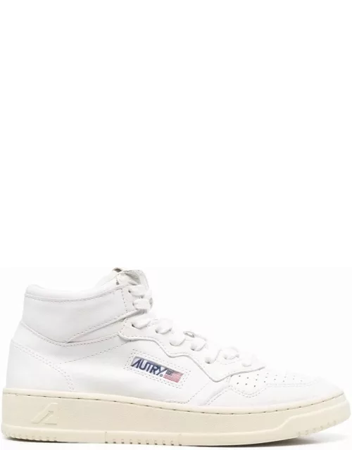White high top sneaker
