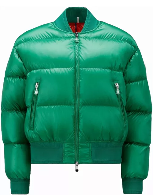 Merlat green padded bomber jacket