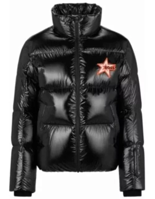 BOSS x Perfect Moment ski jacket with capsule branding- Black Men's Casual Jacket