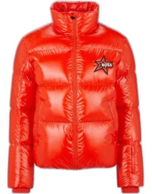 BOSS x Perfect Moment ski jacket with capsule branding- Orange Men's Casual Jacket