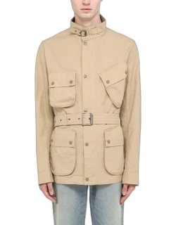 B.Intl Grid A7 casual jacket beige