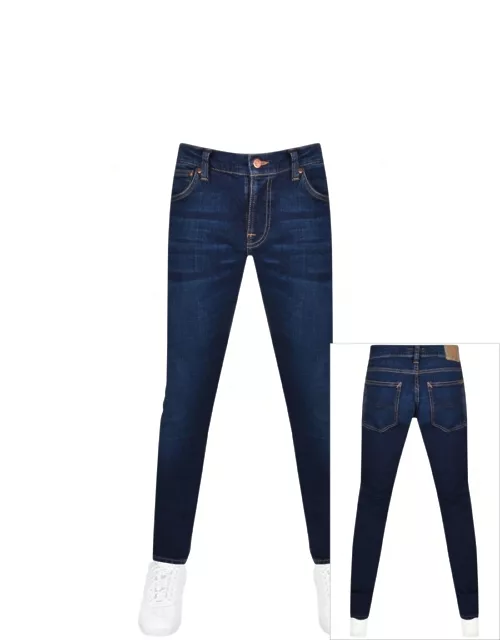 Nudie Jeans Tight Terry Mid Wash Jeans Blue