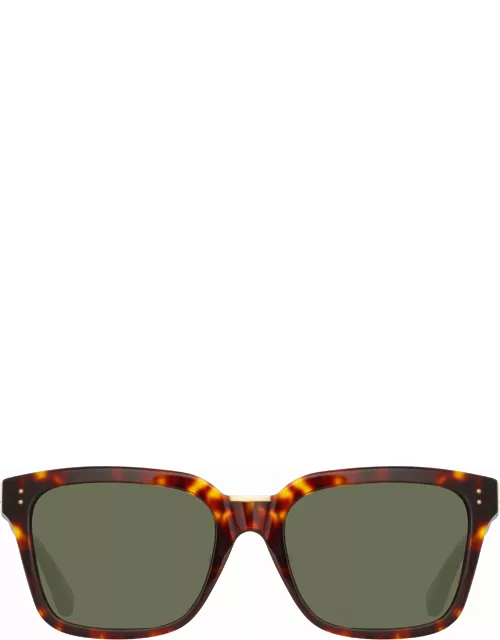 Desiree D-Frame Sunglasses in Tortoiseshel