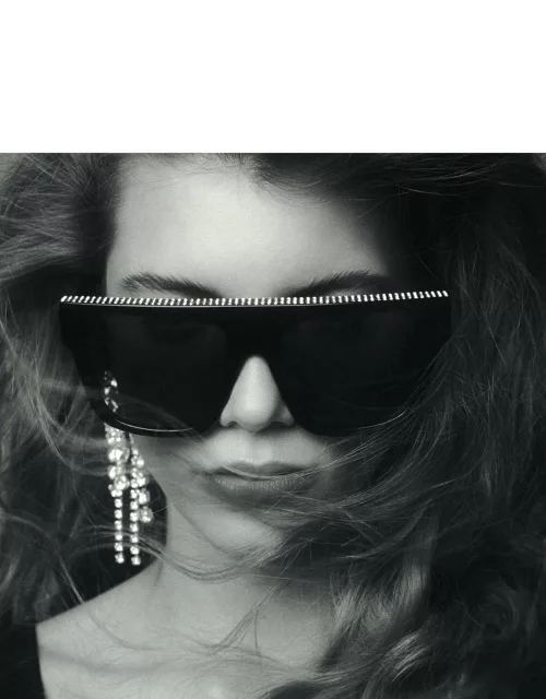 Magda Butrym x LF Crystal Flat Top Sunglasse